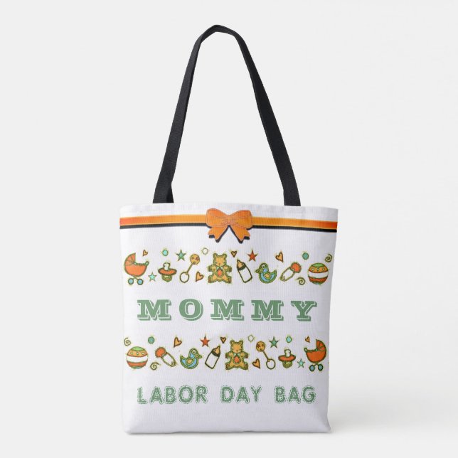 Schwangerschaft Geschenk Tasche (Rückseite)
