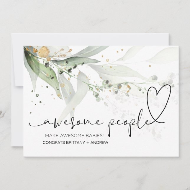 Schwangerschaft Herzlichen Glückwunsch Glückwünsch Karte (Vorderseite)