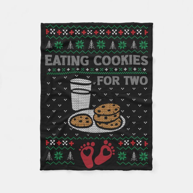 Schwangerschaft Junge Mutter Fleecedecke (Vorderseite)