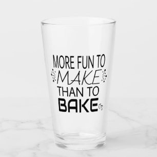 Schwangerschaft macht mehr Spaß als Spaß backen Glas