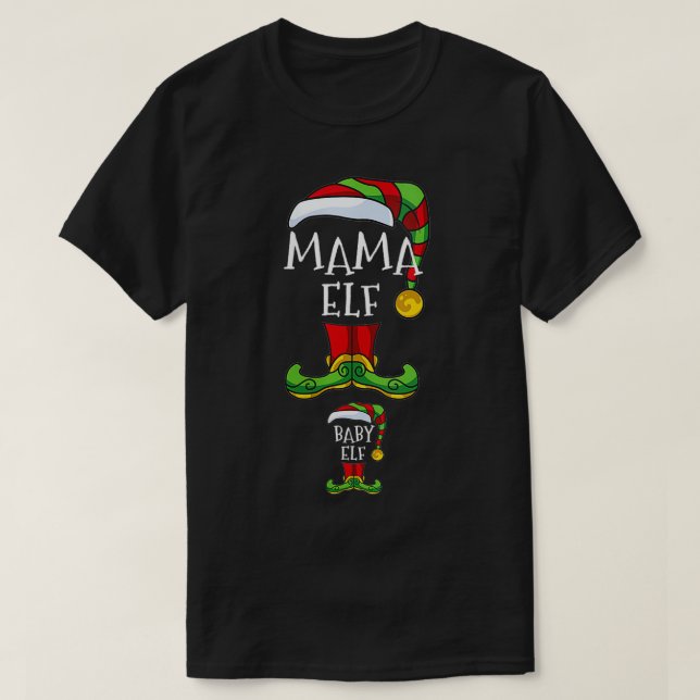 Schwangerschaft Mutter und Kind Elf Mutterschaft M T-Shirt (Design vorne)