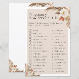 Schwangerschaft Wie süß es ist Baby Shower Game
