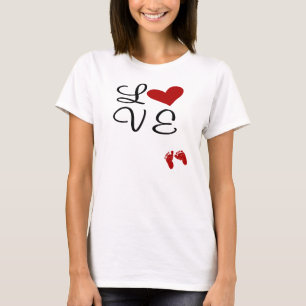 Schwangerschafts-Liebe-Mutterschaft T-Shirt