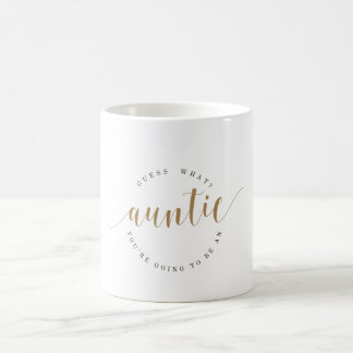 Schwangerschafts-Mitteilung für Schwestertante! Kaffeetasse