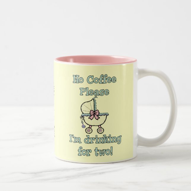 Schwangerschafts-Schale Zweifarbige Tasse (Rechts)
