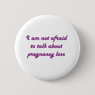Schwangerschafts-Verlust - lila Button