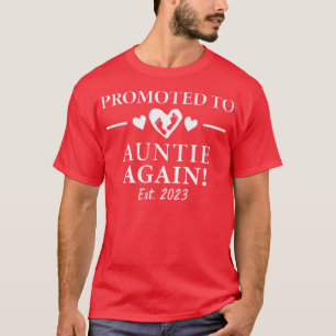 Schwangerschaftsankündigung 2023 für Tante Aga T-Shirt