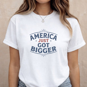 Schwangerschaftsankündigung 4. Juli werdende Mutte T-Shirt