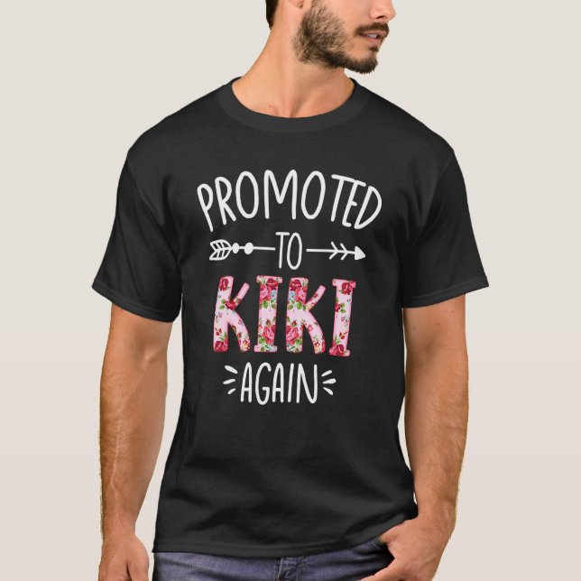 Schwangerschaftsankündigung bald wieder Kiki Flora T-Shirt (Vorderseite)