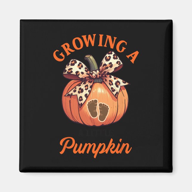 Schwangerschaftsankündigung Erntedank wird langsam Magnet (Vorne)