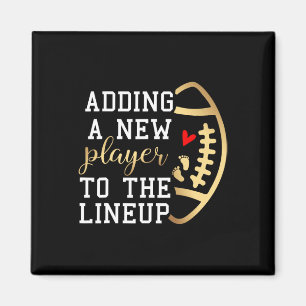 Schwangerschaftsankündigung Football Thanksgiving  Magnet