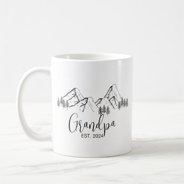Schwangerschaftsankündigung für Großeltern Kaffeetasse (Links)