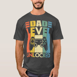 Schwangerschaftsankündigung für Männer Dad Level f T-Shirt