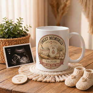 Schwangerschaftsankündigung Geschenk Süße Erinneru Kaffeetasse
