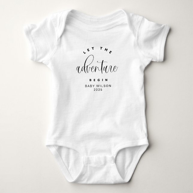 Schwangerschaftsankündigung kommt bald Bodysuit Baby Strampler (Vorderseite)
