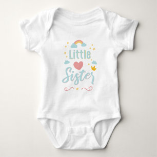 Schwangerschaftsankündigung Little Sister Babydu Baby Strampler
