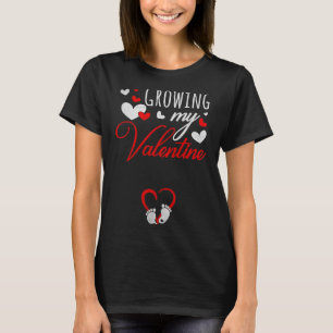 Schwangerschaftsankündigung Neue Mutter Mein Valen T-Shirt