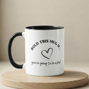 Schwangerschaftsankündigungsgeschenk für den Vater Tasse