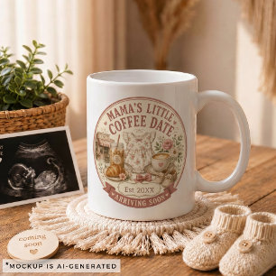 Schwangerschaftsankündigungsgeschenk für Mama Kaff Kaffeetasse