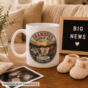 Schwangerschaftsankündigungsgeschenk für Opa Baske Kaffeetasse