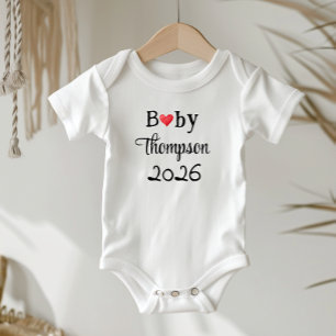 Schwangerschaftsankündigungsidee, Personalisiert m Baby Strampler
