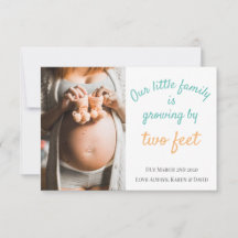 Schwangerschaftsankündigungskarte