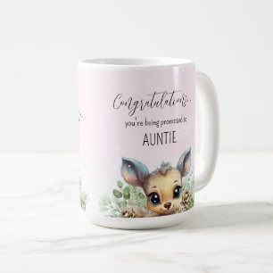 Schwangerschaftsbericht für Tantchen und Hirsche Kaffeetasse