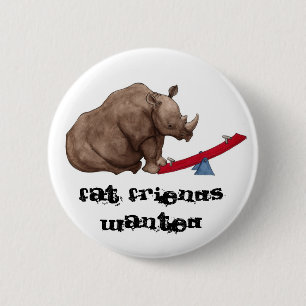 Schwanken-Nashorn Button