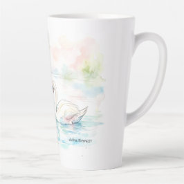 Schwanliebhaber - Valentinstag Milchtasse