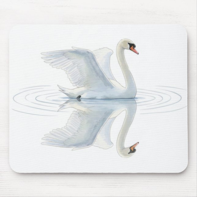 Schwanreflexion Mousepad (Vorne)