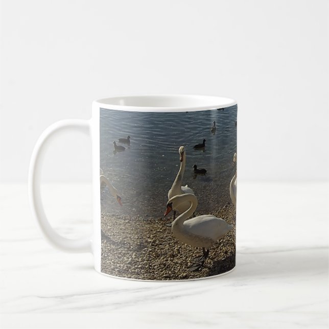 Schwanschale Kaffeetasse (Links)