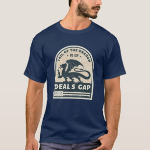 Schwanz der Dragon Deals Gap Motorrad-Geschenke T-Shirt