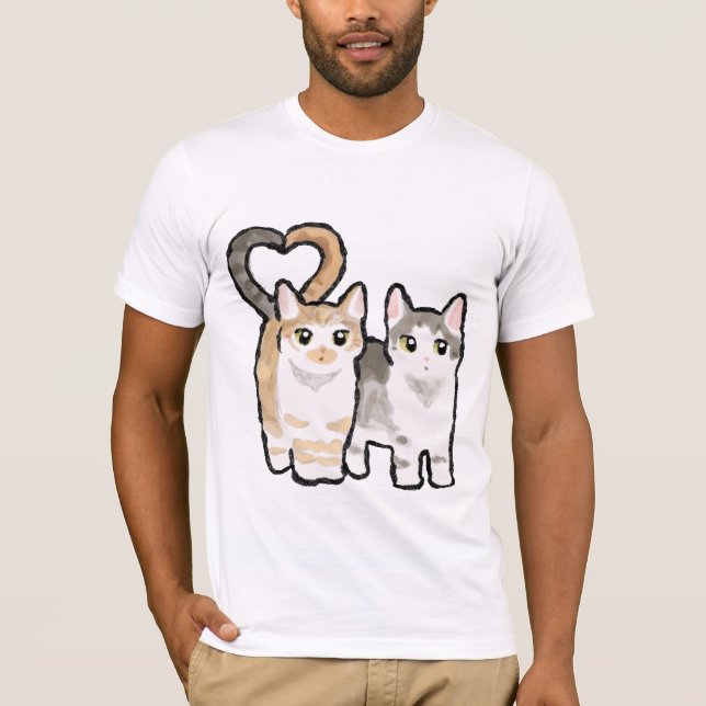 Schwanz der Liebe T-Shirt (Vorderseite)