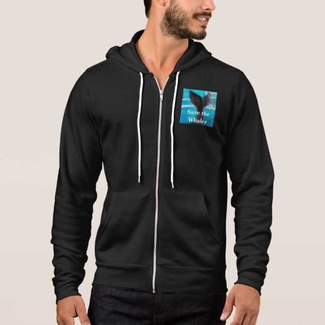 Schwanz eines Whales - die Wale Gerettet Hoodie (Vorderseite)