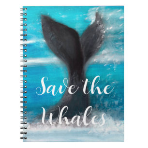Schwanz eines Whales - die Wale Gerettet Notizblock