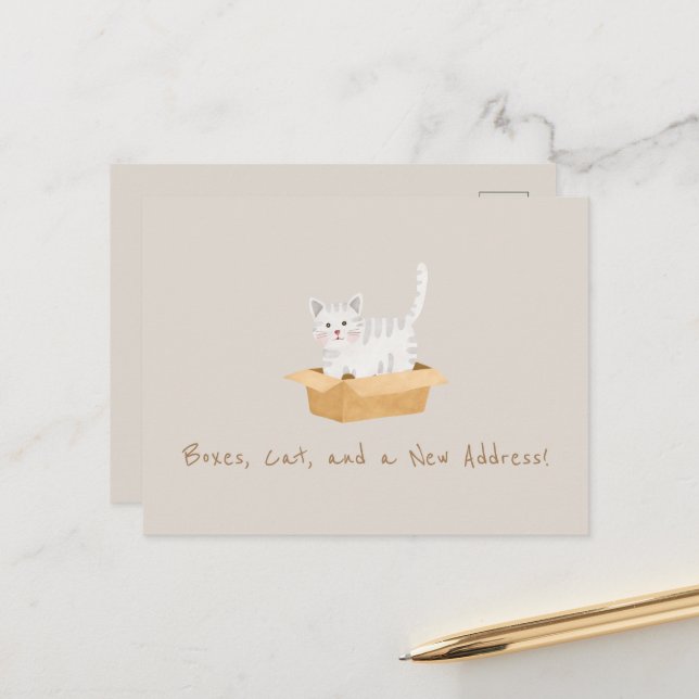 Schwanz-Geschichten einer neuen Zuhause Postkarte (Vorderseite/Rückseite Beispiel)