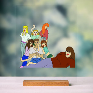 Schwanz harem acrylschild