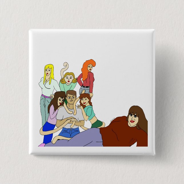 Schwanz harem button (Vorderseite)