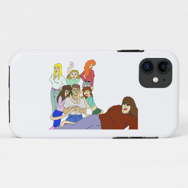 Schwanz harem Case-Mate iPhone hülle (Rückseite (Horizontal))