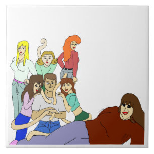 Schwanz harem fliese