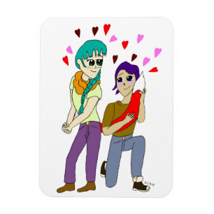 Schwanz Liebe Magnet