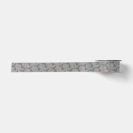 Schwanz Nautic Whale Art Satinband
