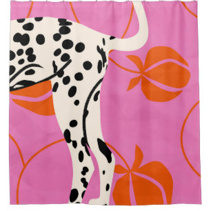 Schwanz und Textur Duschvorhang