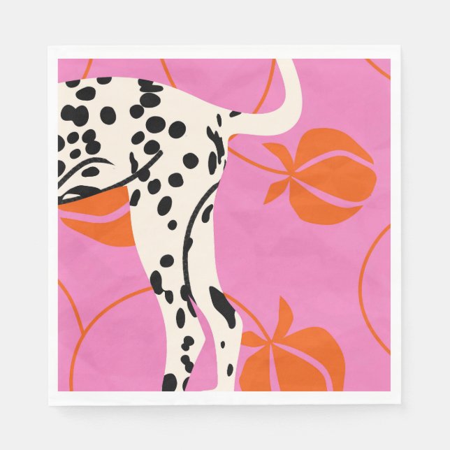 Schwanz und Textur Serviette (Vorderseite)