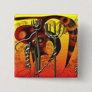Schwanz und Tridents Button