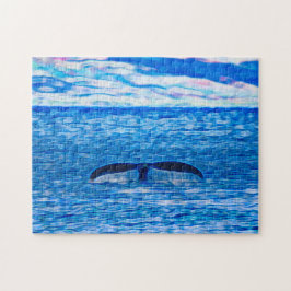 Schwanz Whale vor der Küste von Maui, Hawaii