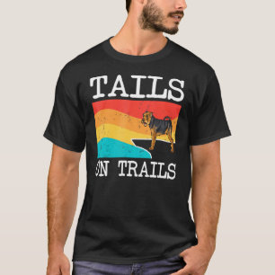 Schwänze auf Wanderwegen Walisische Bergwandern T-Shirt