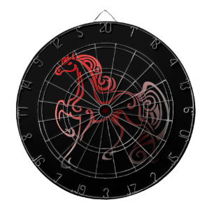 Schwänze Dartscheibe