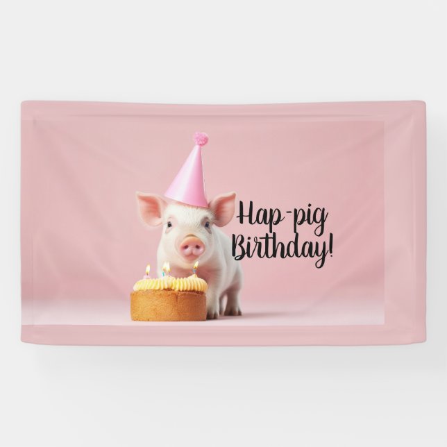 Schwänze Geburtstag! Banner (Horizontal)