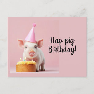 Schwänze Geburtstag! Postkarte